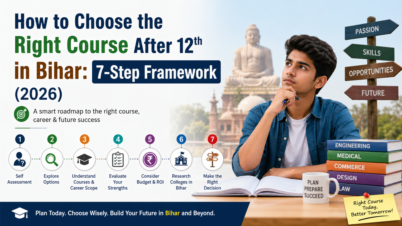 How to Choose the Right Course After 12th in Bihar 7-Step Framework (2026)